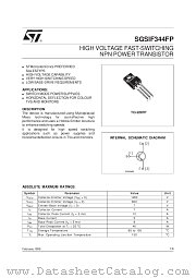 SGSIF344FP datasheet pdf SGS Thomson Microelectronics