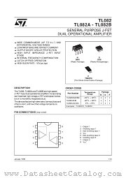 TL082A datasheet pdf SGS Thomson Microelectronics