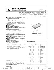 STV5730 datasheet pdf SGS Thomson Microelectronics