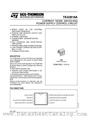 TEA2018A datasheet pdf SGS Thomson Microelectronics