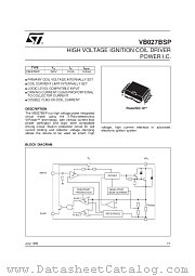 VB027BSP datasheet pdf SGS Thomson Microelectronics