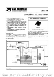 L9822N datasheet pdf SGS Thomson Microelectronics