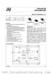 VIPER50ASP datasheet pdf SGS Thomson Microelectronics