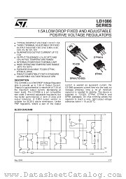LD1086-SERIES datasheet pdf SGS Thomson Microelectronics