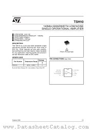 TSH10ID datasheet pdf SGS Thomson Microelectronics