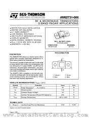 AM82731-006 datasheet pdf SGS Thomson Microelectronics