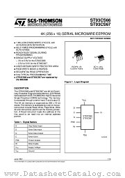 ST93CS66 datasheet pdf SGS Thomson Microelectronics