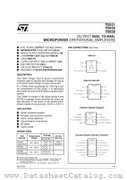 TS931 datasheet pdf SGS Thomson Microelectronics