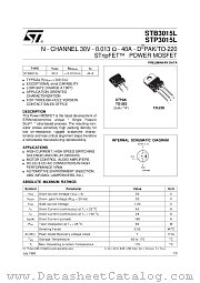 STP3015L datasheet pdf SGS Thomson Microelectronics