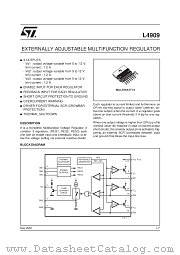 L4909 datasheet pdf SGS Thomson Microelectronics