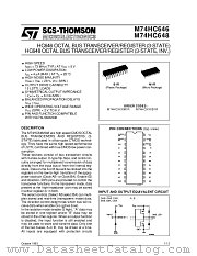M74HC646 datasheet pdf SGS Thomson Microelectronics