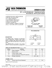 AM80912-005 datasheet pdf SGS Thomson Microelectronics