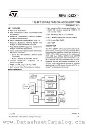 RIVA-128ZX datasheet pdf SGS Thomson Microelectronics