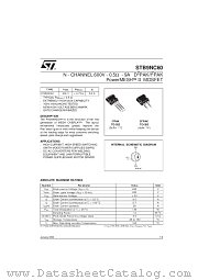STB9NC60 datasheet pdf SGS Thomson Microelectronics