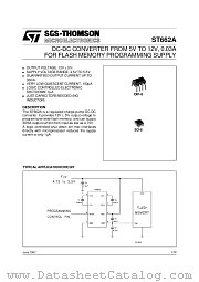 ST662A datasheet pdf SGS Thomson Microelectronics