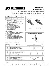 STP50N06L datasheet pdf SGS Thomson Microelectronics