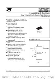 M29W002BT datasheet pdf SGS Thomson Microelectronics