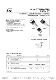 BU941ZTFP datasheet pdf SGS Thomson Microelectronics