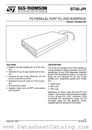 ST20-JPI datasheet pdf SGS Thomson Microelectronics