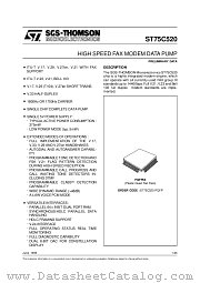 ST75C520 datasheet pdf SGS Thomson Microelectronics