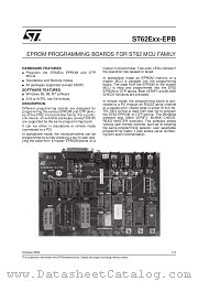 ST62T01M6/SWD datasheet pdf SGS Thomson Microelectronics
