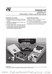 ST622XC-KIT datasheet pdf SGS Thomson Microelectronics
