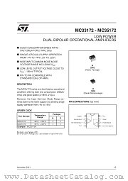 MC35172 datasheet pdf SGS Thomson Microelectronics