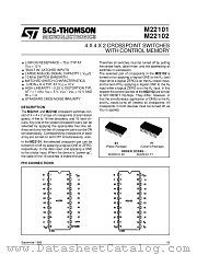 M22102 datasheet pdf SGS Thomson Microelectronics