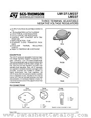 LM237SP datasheet pdf SGS Thomson Microelectronics