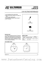 LM336D datasheet pdf SGS Thomson Microelectronics