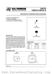 LM135D datasheet pdf SGS Thomson Microelectronics