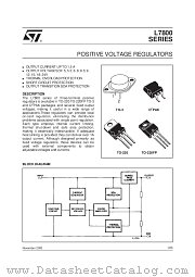 L7818 datasheet pdf SGS Thomson Microelectronics