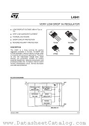 L4941BD2T datasheet pdf SGS Thomson Microelectronics