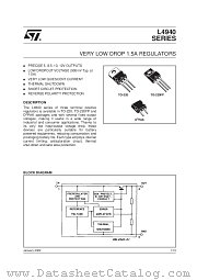 L4940V12 datasheet pdf SGS Thomson Microelectronics