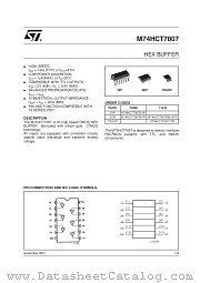 M74HCT7007RM13TR datasheet pdf SGS Thomson Microelectronics