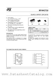 M74HCT32M1R datasheet pdf SGS Thomson Microelectronics