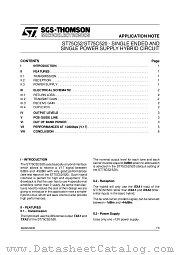 AN823 datasheet pdf SGS Thomson Microelectronics