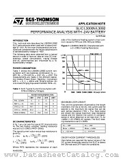 AN498 datasheet pdf SGS Thomson Microelectronics