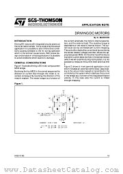 AN281 datasheet pdf SGS Thomson Microelectronics