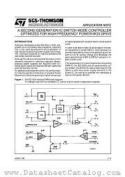 AN250 datasheet pdf SGS Thomson Microelectronics