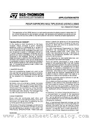 AN455 datasheet pdf SGS Thomson Microelectronics