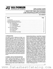 AN384 datasheet pdf SGS Thomson Microelectronics