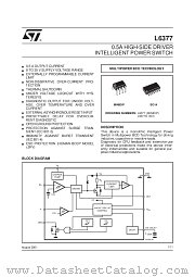 L6377 datasheet pdf SGS Thomson Microelectronics