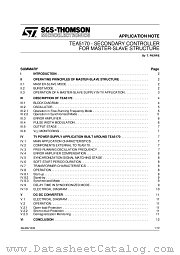 AN408 datasheet pdf SGS Thomson Microelectronics