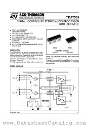 TDA7309D datasheet pdf SGS Thomson Microelectronics