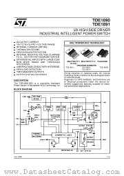 TDE1890V datasheet pdf SGS Thomson Microelectronics