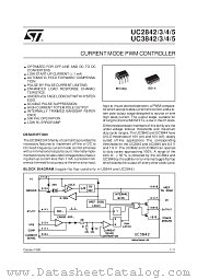 UC2842 datasheet pdf SGS Thomson Microelectronics