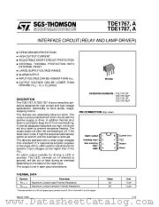 TDE1787DP datasheet pdf SGS Thomson Microelectronics