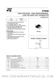 STN888 datasheet pdf SGS Thomson Microelectronics