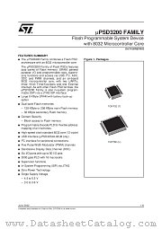 UPSD3234A-40 datasheet pdf SGS Thomson Microelectronics
